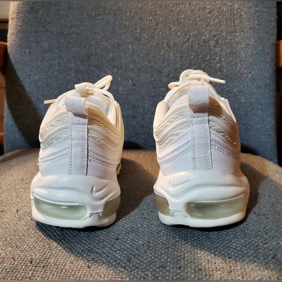 Nike Air Max '97 "Triple White" Size9.5 Mens - Picture 5 of 10